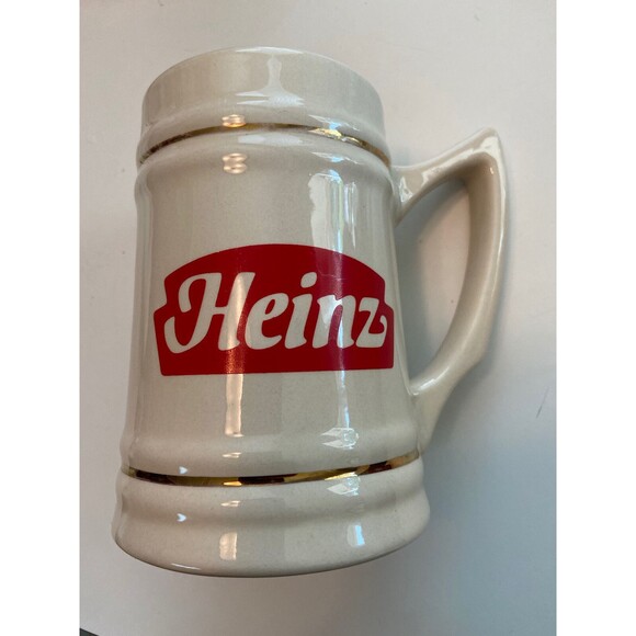 Vintage HEINZ Chef Francisco MINTY Ceramic Beer Stein Mug Rare - Picture 1 of 3